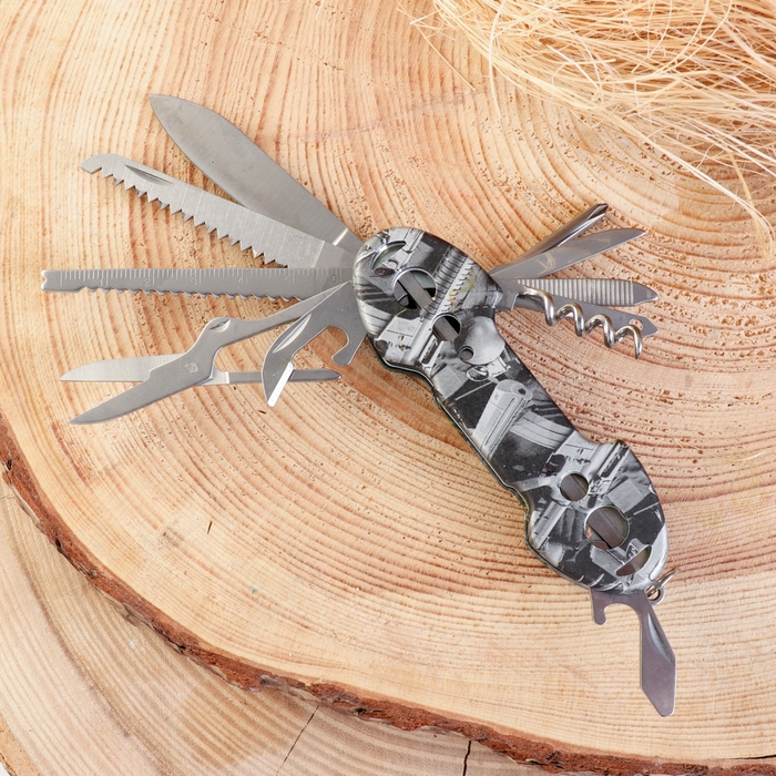 Нож швейцарский Нож швейцарский "Милитари" 12в1