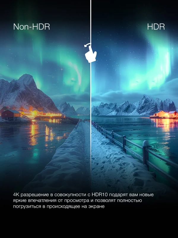 Телевизор H-LED43BU7100 Smart WebOS Frameles