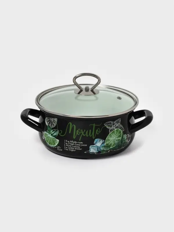 Кастр.сфер. 2л (черная)Мохито