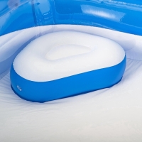 Бассейн надувной Bestway, 213&times;206&times;69 см, с сиденьями и подголовниками, от 6 лет, 54153