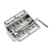 Мини-тиски алюминиевые ТУНДРА, станочные, 75 мм