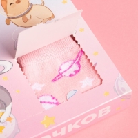 Подарочный набор носков адвент, 6 пар "Космо-котики" , 14-16 см Подарочный набор носков адвент, 6 пар "Космо-котики" , 14-16 см