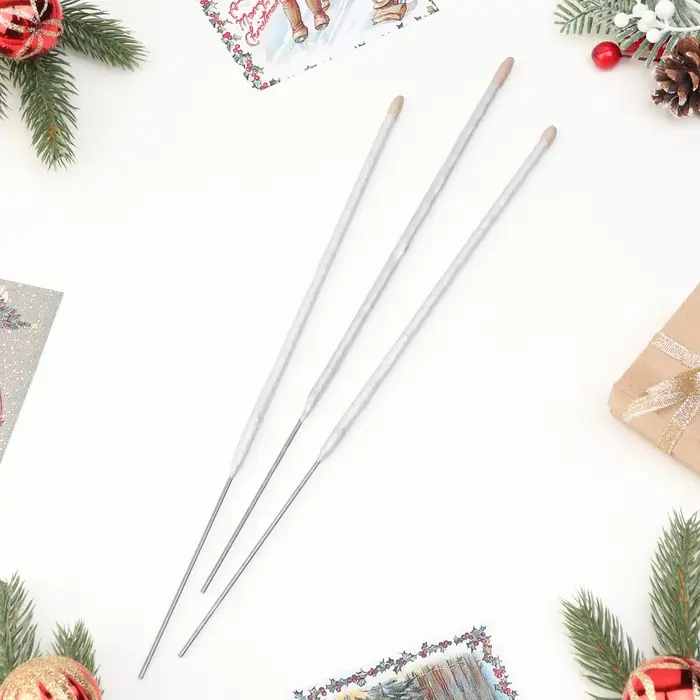 Бенгальские огни, 30 см, 3 штуки, &laquo;Золото России&raquo;