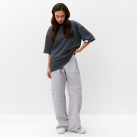 Брюки-карго женские с молниями MIST Base, р. S, серый Брюки-карго женские с молниями MIST Base, р. S, серый