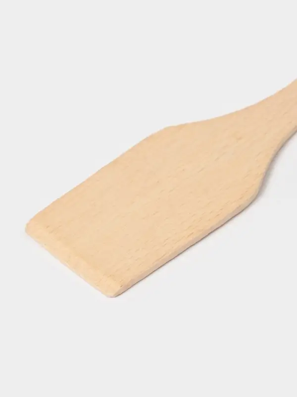 Лопатка блинная деревянная, 28 см, массив бука