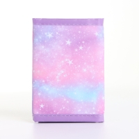 Кошелёк детский на липучке «Выбражулька», цвет сиреневый Кошелёк детский на липучке «Выбражулька», цвет сиреневый