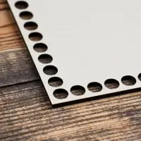 Заготовка для вязания "Квадрат", донышко лхдф белый, 19.5&times;19.5 см, d=9мм