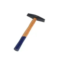 Молоток сварщика ТУНДРА, двухсторонний плоский боек, деревянная рукоятка из бука, 300 г
