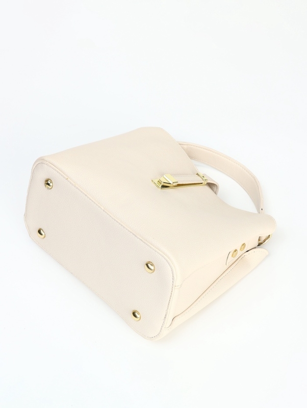 Сумка женская тоут на молнии, цвет молочный Сумка женская тоут на молнии, цвет молочный