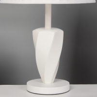 Лампа настольная BayerLux ЭКО "Вероника" 1х40Вт Е27 белый 30х30х50см