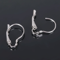 Швензы с французской застёжкой, цвет серебро, 19 мм (набор 5 пар) Швензы с французской застёжкой, цвет серебро, 19 мм (набор 5 пар)