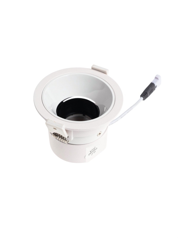 Светильник светодиодный встраиваемый, поворотный, 6Вт, 6500К, с драйвером, D75, белый