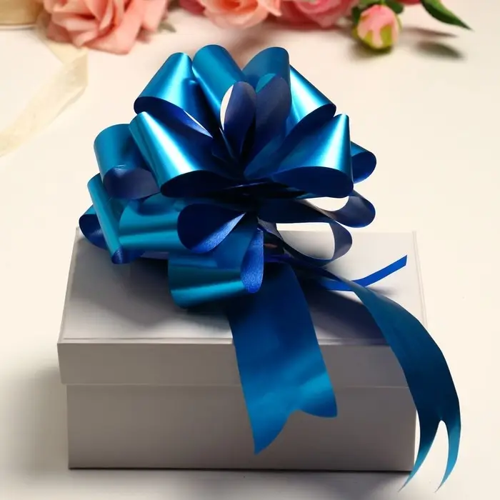 Бант - шар №4.5, голубой