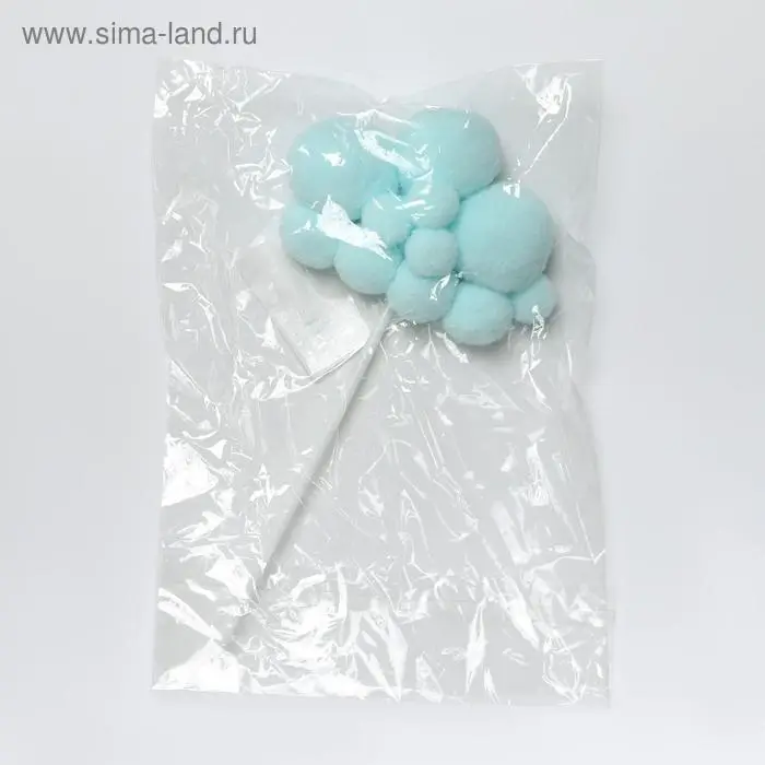 Топпер для торта &laquo;Облачко&raquo;, 17&times;9 см, цвет МИКС