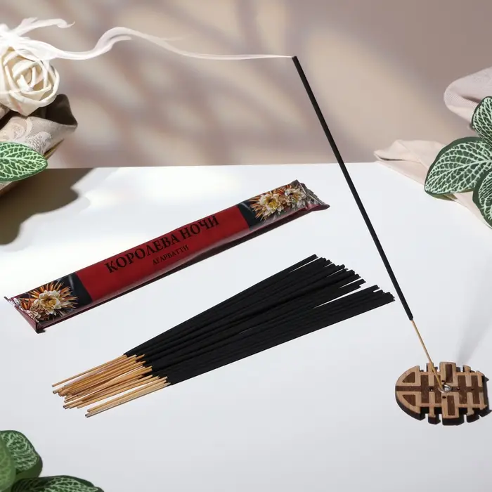 Благовония "Агарбатти Королева ночи", 8 палочек в мягкой упаковке