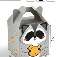 Подарочная коробка, упаковка &laquo;Енотик&raquo; 10 х 10 х 10 см