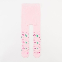 Колготки Крошка Я &laquo;Цветочки&raquo;, цвет розовый, рост 86-92 см