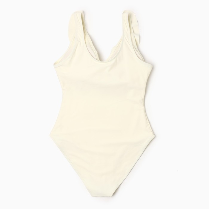 Купальник женский слитный MINAKU цвет молочный, размер 44