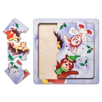 Пазл «Новогодняя прогулка» Пазл «Новогодняя прогулка»