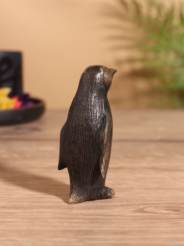 Сувенир бронза "Пингвин" 3х3х7 см
