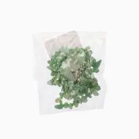 Ожерелье 20 см, цв. зелёный