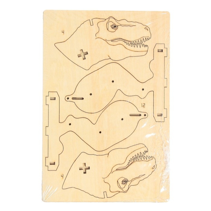 Электронный конструктор &laquo;Механический тираннозавр&raquo;, 91 элемент, наклейки