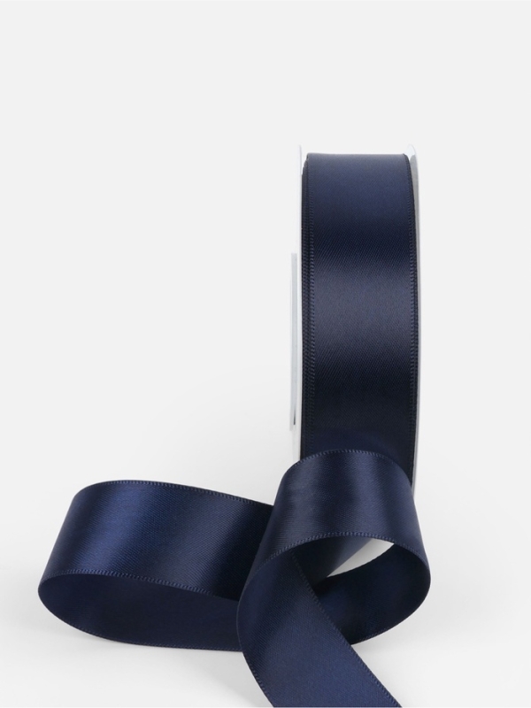 Лента атласная двухсторонняя №330 25мм*25&plusmn;1м кобальт TR