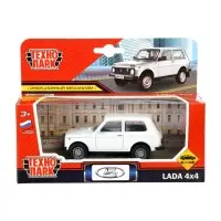 Машина металлическая "LADA 4x4", белая, 10 см, инерц. LADA4X4-11-WH