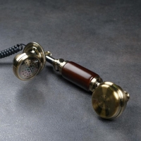 Ретро-телефон "Альсено", выложенный лаврами, 23 х 26 см