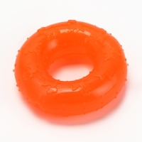 Игрушка жевательная "Кольцо" прозрачная, PP, 6,7 х 2 см, оранжевая Игрушка жевательная "Кольцо" прозрачная, PP, 6,7 х 2 см, оранжевая