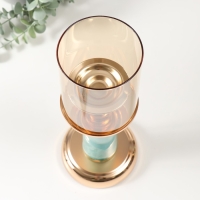 Подсвечник металл на 1 свечу d=8 см "Валери" 12х12х28,5 см Подсвечник металл на 1 свечу d=8 см "Валери" 12х12х28,5 см