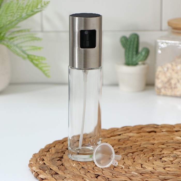 Распылитель для масла и уксуса Magistro Steel, 100 мл, 4,3&times;18 см