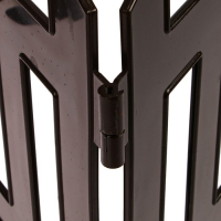 Ограждение декоративное, 35 &times; 210 см, 5 секций, пластик, коричневое, RENESSANS, Greengo