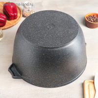 Кастрюля &laquo;Гранит Star&raquo;, 10 л, d= 32 см, h=18 см, антипригарное покрытие, цвет серый