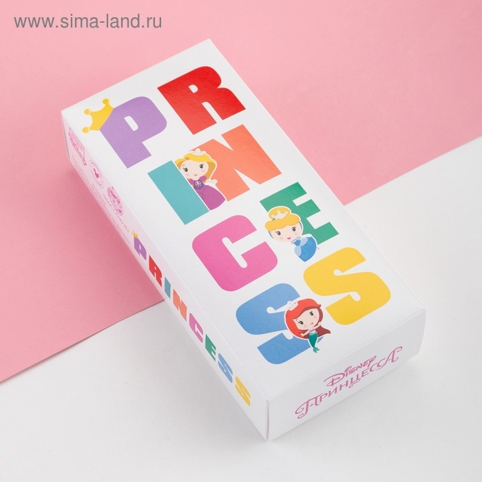 Набор носков "Princess" Принцессы, 5 пар, 16-18 см