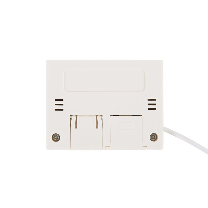 Термометр электронный LTR-10,  с уличным датчиком, белый