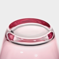 Набор стаканов стеклянных Magistro &laquo;Иллюзия&raquo;, 475 мл, 8&times;15 см, 6 шт, цвет розовый