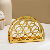 Салфетница Mercy, 13&times;9&times;3,5 см, цвет золотой