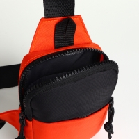 Сумка-слинг из текстиля, цвет оранжевый Сумка-слинг из текстиля, цвет оранжевый