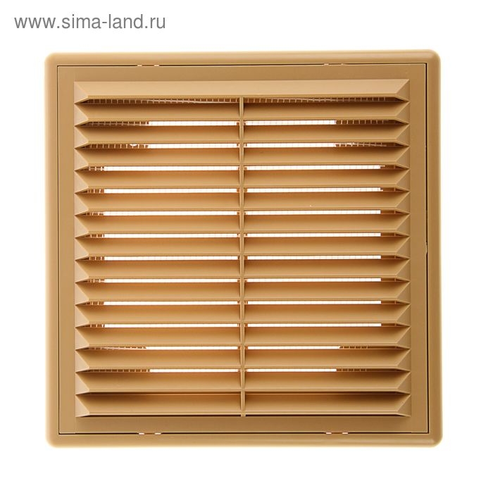 Решетка вентиляционная ERA 1515 Р, 150x150 мм, с сеткой, разъемная, бежевая
