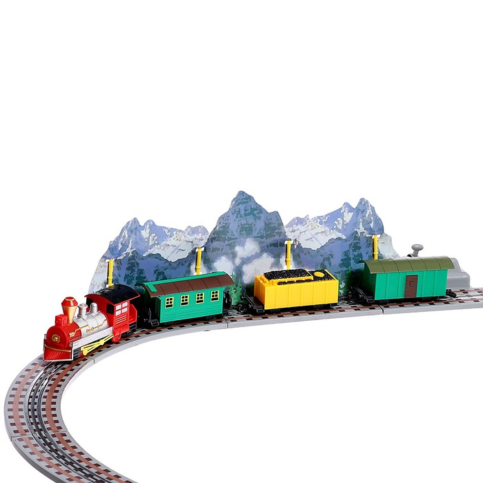 Железная дорога &laquo;Дальнее путешествие&raquo;, работает от сети, протяжённость пути 5,06 м