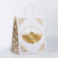 Пакет подарочный крафтовый Ramadan, 22 х 25 х 12 см