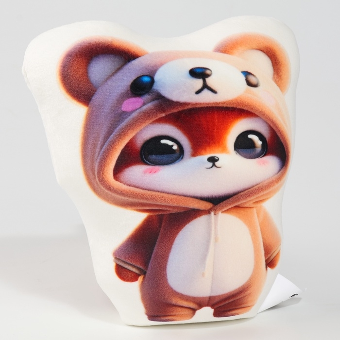 Игрушка антистресс &laquo;Лисенок в костюме мишки&raquo;