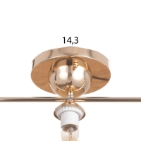 Люстра "Карри" бп 3х40Вт Е27 Золото МОДЕЛЬ: 2800431