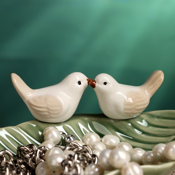 Подставка для мелочей "Пташки" 18х12х6см, МИКС