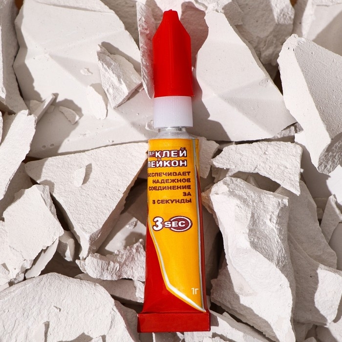 Суперклей «Клейкон», секундный, 1 г, набор 12 шт. Суперклей «Клейкон», секундный, 1 г, набор 12 шт.