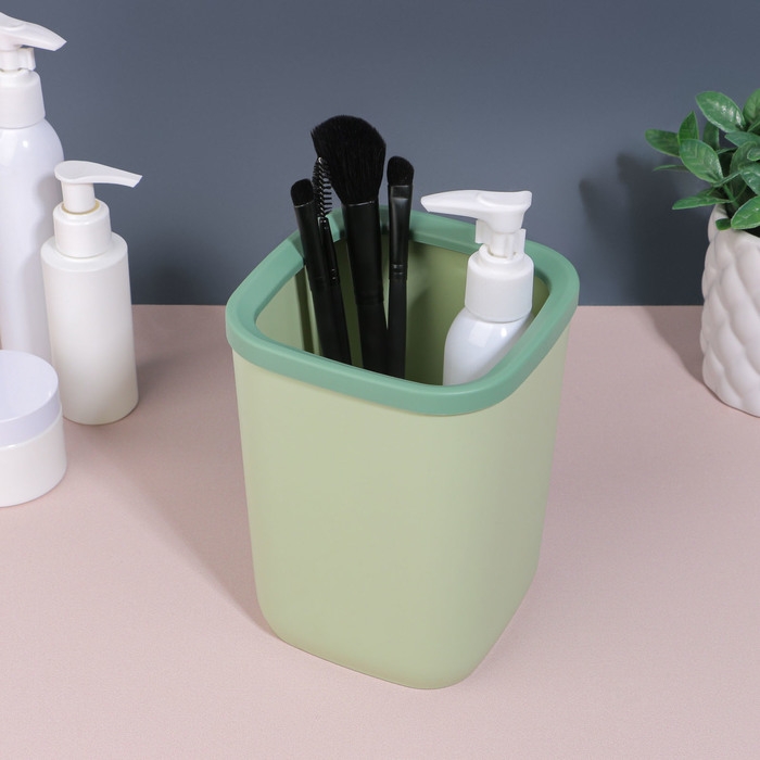 Органайзер для хранения, 1 секция, 12 × 12 × 16 см, цвет МИКС Органайзер для хранения, 1 секция, 12 × 12 × 16 см, цвет МИКС