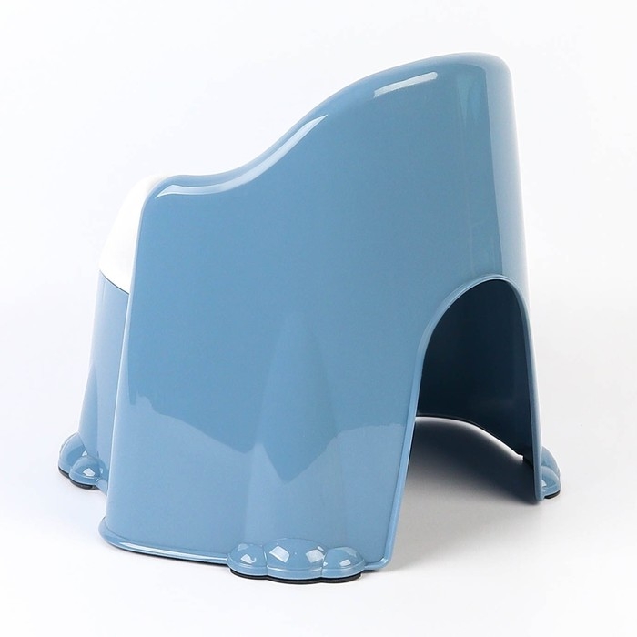 Горшок детский антискользящий «Комфорт» с крышкой, съёмная чаша, цвет голубой Горшок детский антискользящий «Комфорт» с крышкой, съёмная чаша, цвет голубой