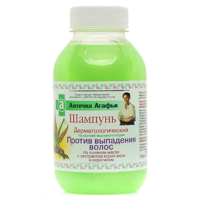 Шампунь для волос дерматологический Шампунь для волос дерматологический "Аптечка Агафьи" против выпадения волос, 300 мл