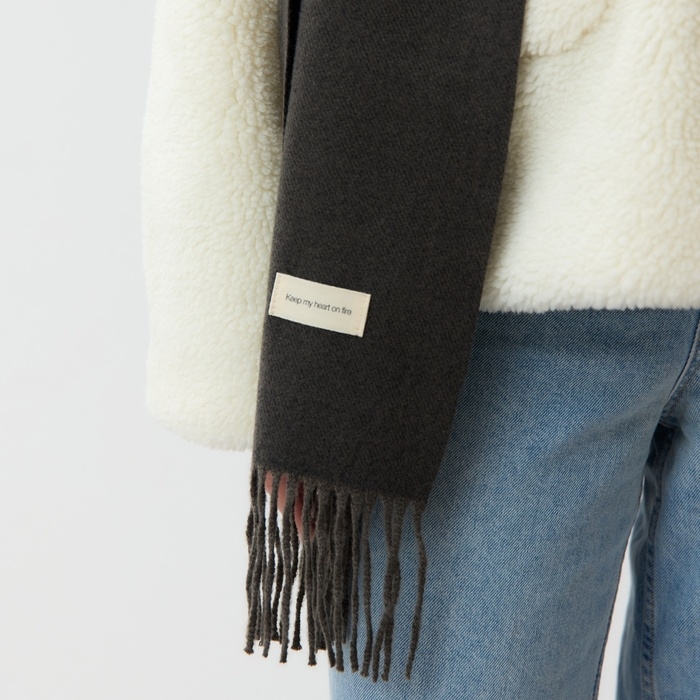 Шарф женский MIST, серый, 33*180 см Шарф женский MIST, серый, 33*180 см